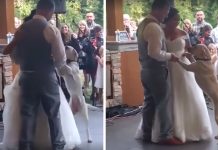 Dog Joins In On Mom And Dad’s First Dance On Their Wedding Day